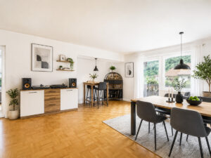 Wohn/Esszimmer visualisiert