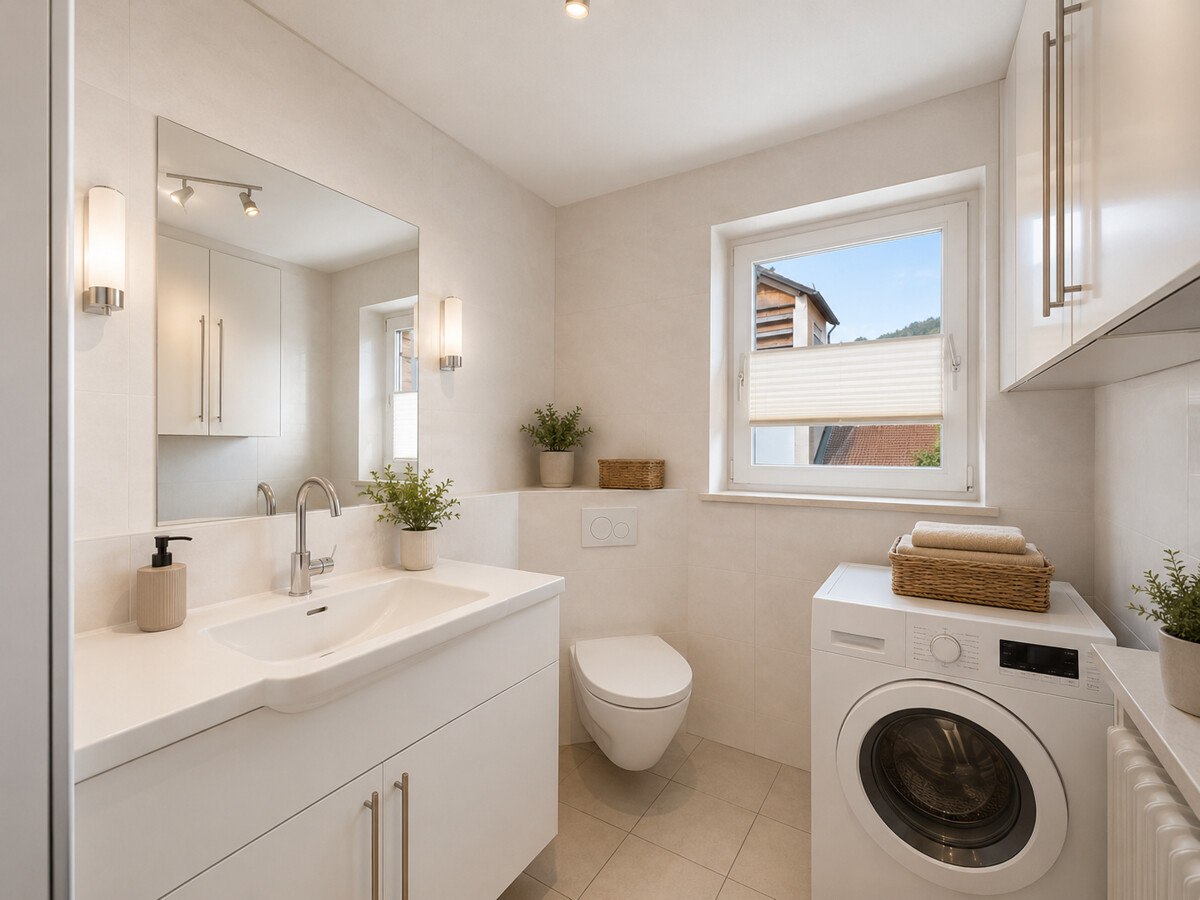 Badezimmer visualisiert