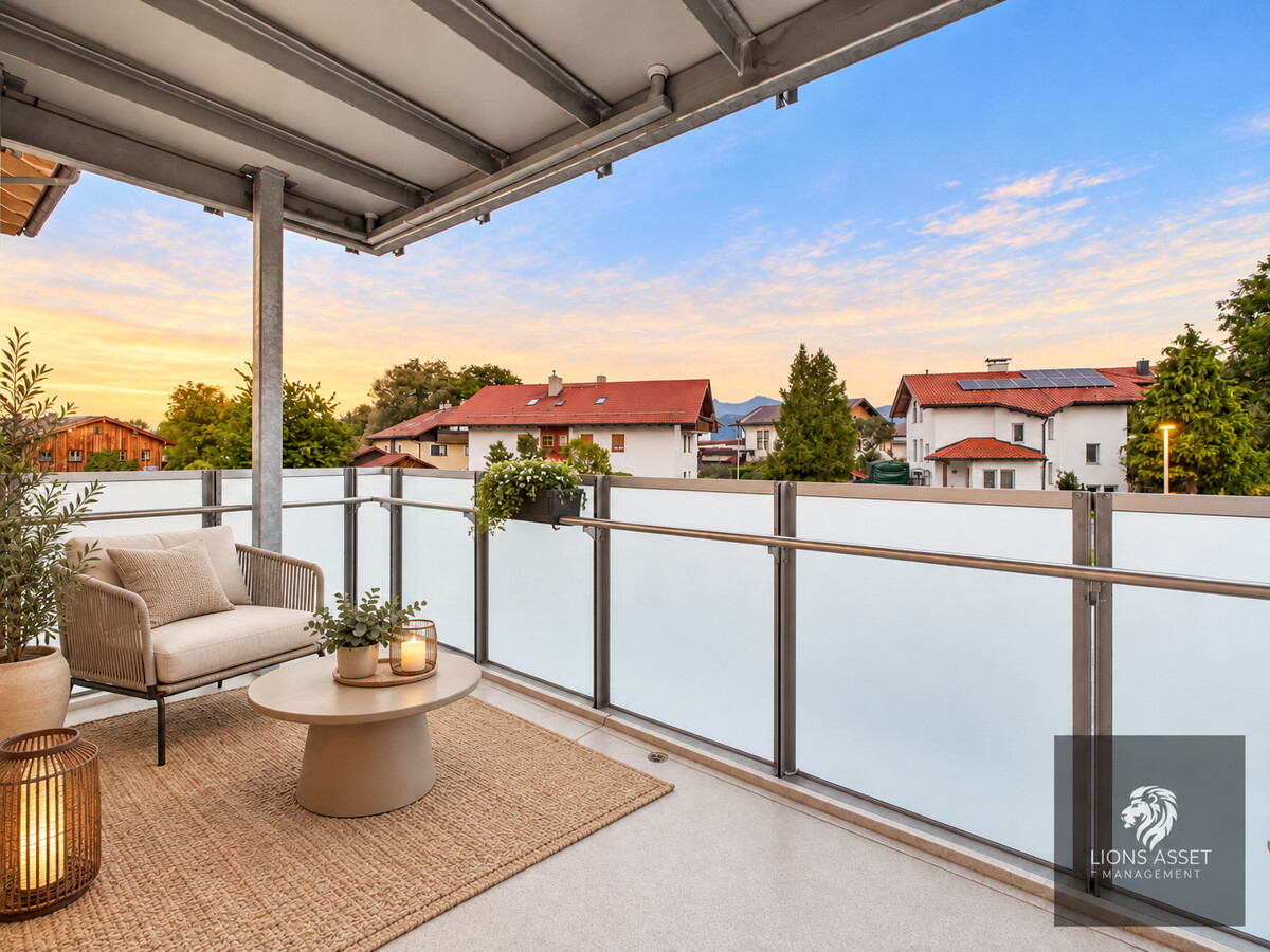 Balkon „KI-bearbeitet“