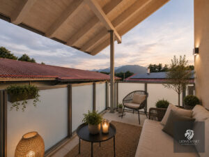 Balkon visualisiert