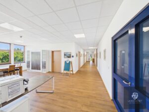 Blick in die Büroflächen